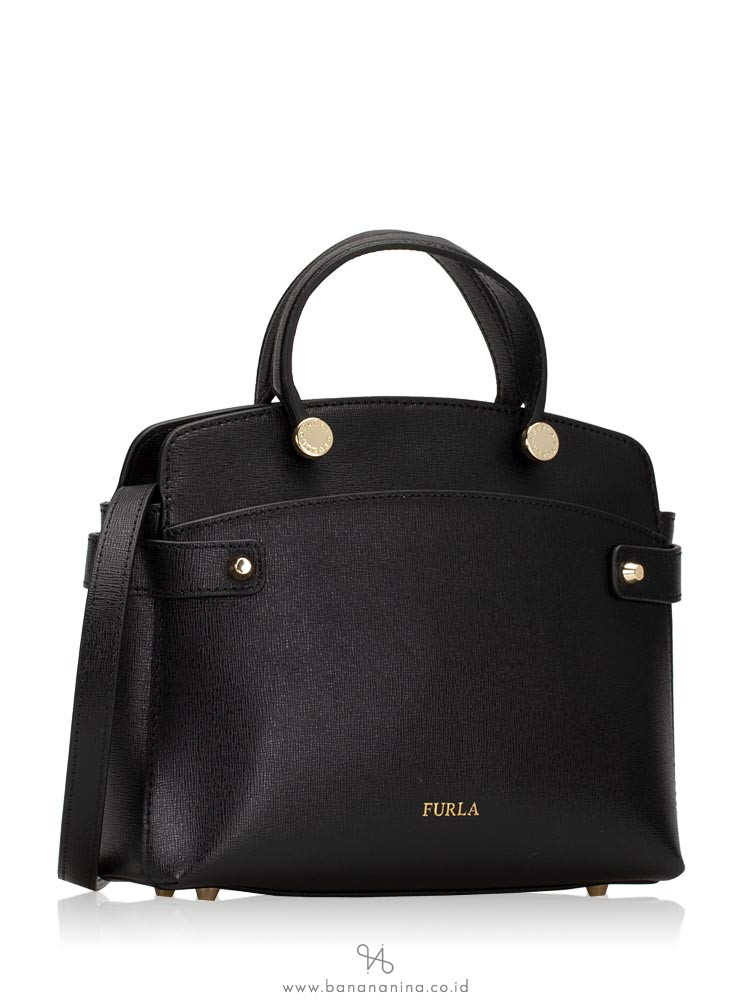 FURLA Agata Small Satchel Onyx