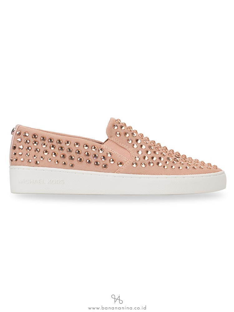 MICHAEL KORS Keaton Embellished Slip On Ballet Sz 38.5