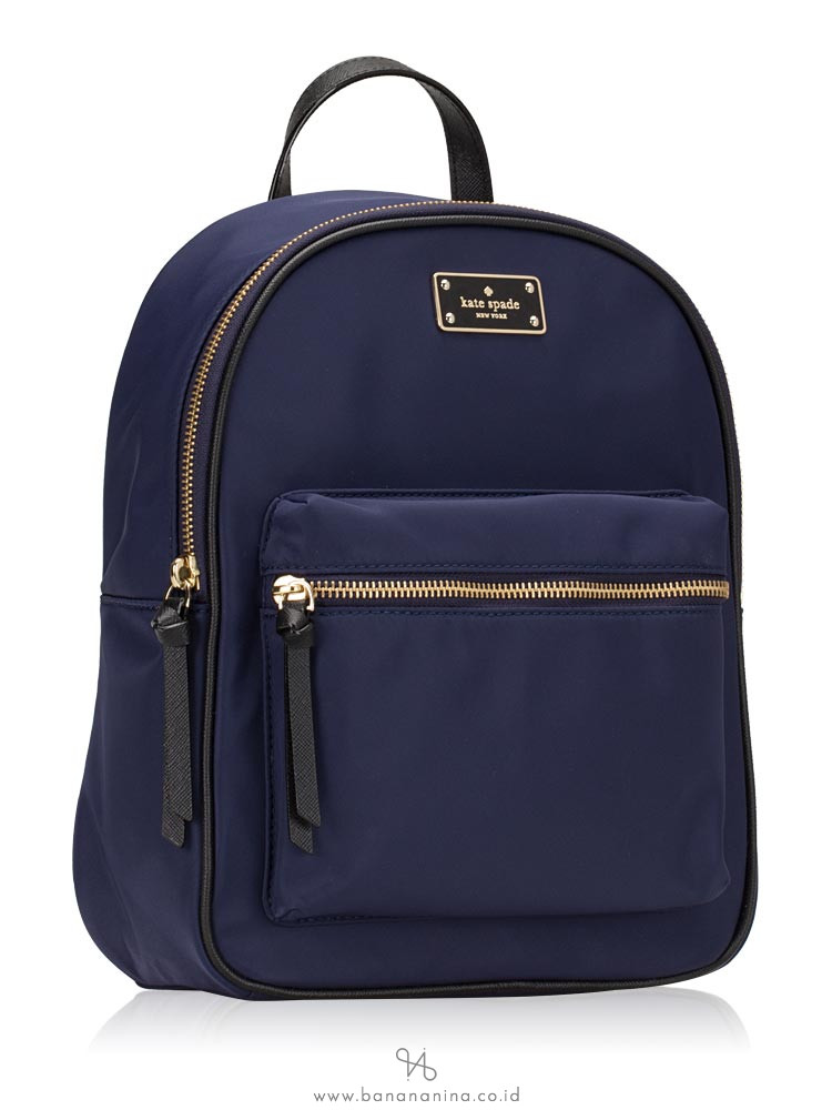 kate spade navy blue backpack