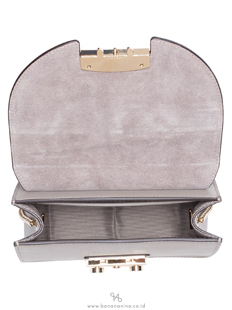 FURLA Metropolis Papillon Mini Chain Crossbody Sabbia