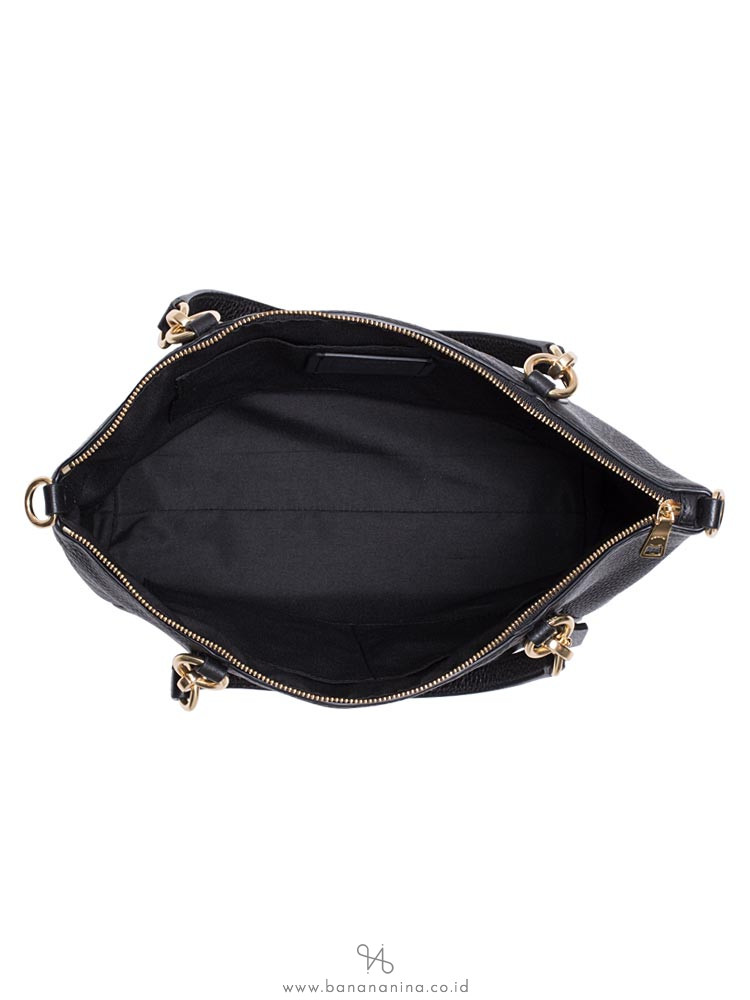 COACH 28993 Pebbled Leather Small Kelsey Black