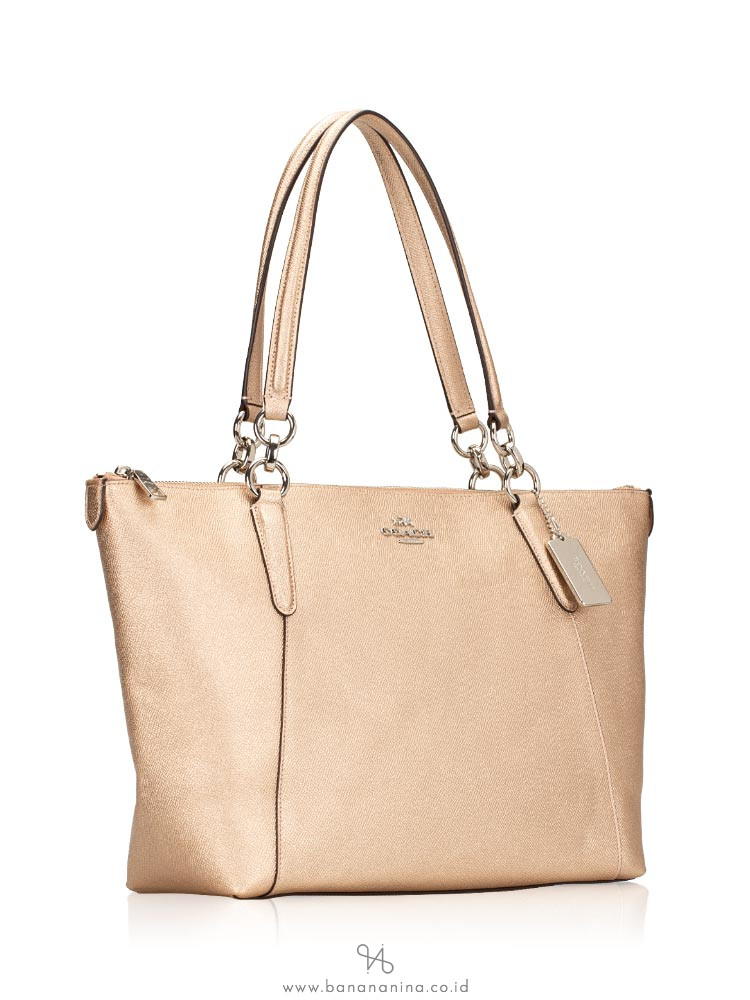 Coach ava tote rose gold Clearance