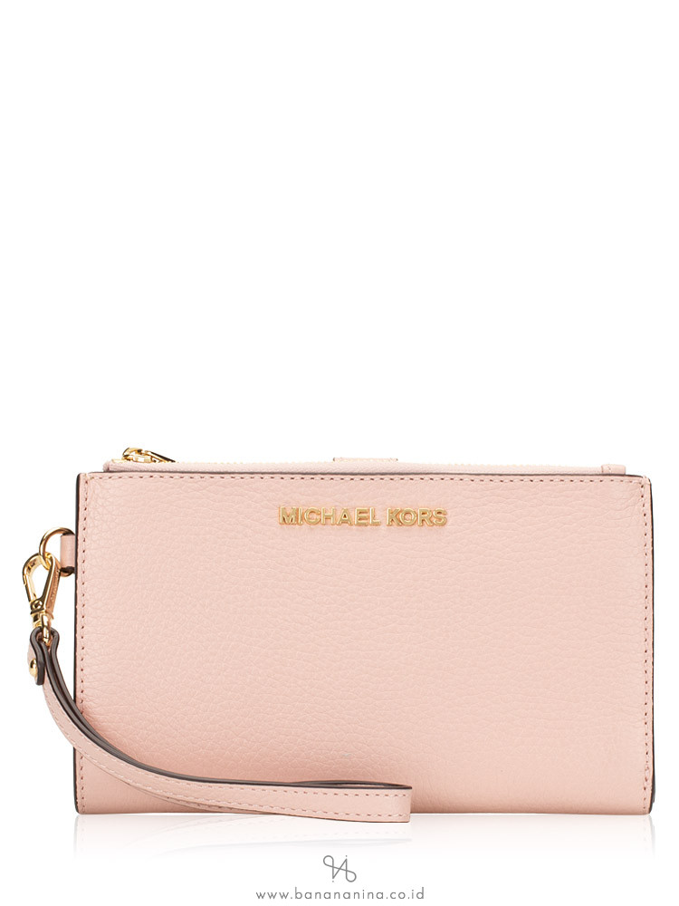 MICHAEL KORS Jet Set Travel Double Zip Wristlet Blossom