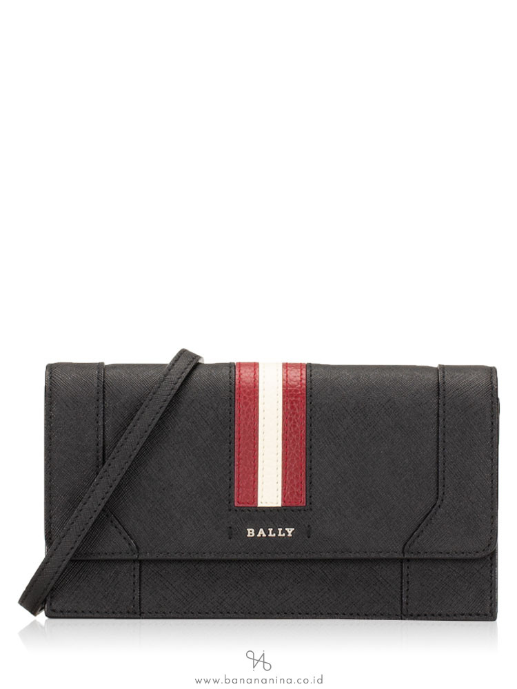 BALLY Stafford Saffiano Crossbody Black