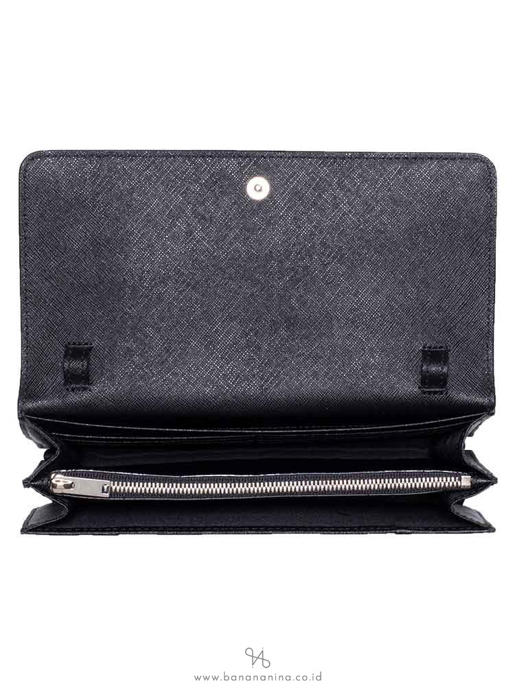 BALLY Stafford Saffiano Crossbody Black