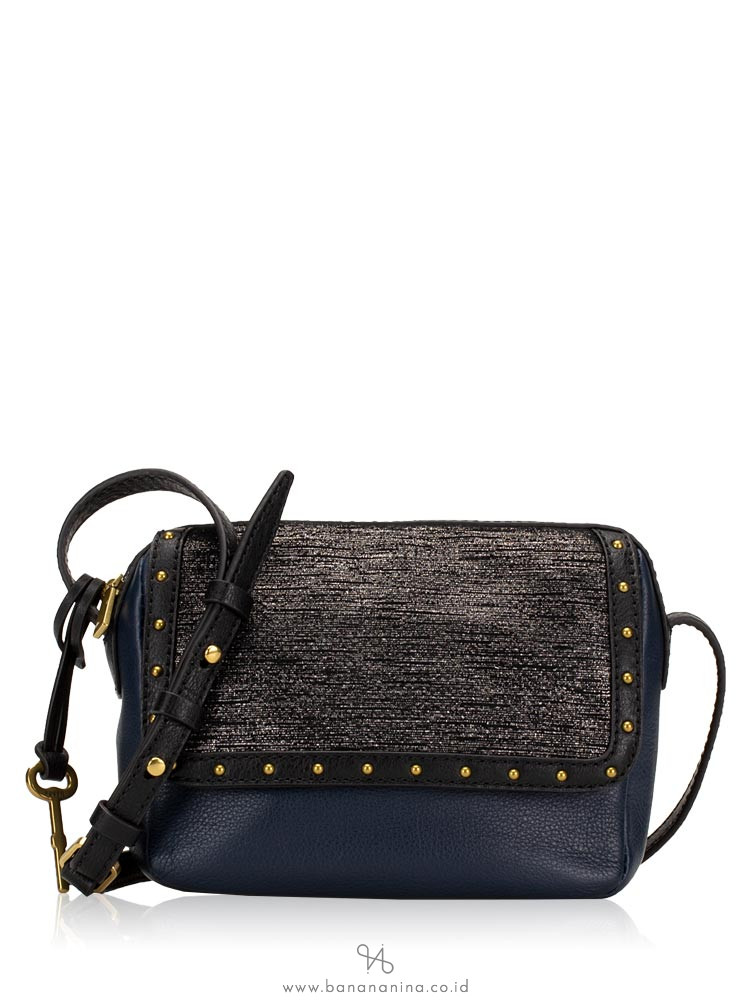 FOSSIL ZB7431408 Aria Small Crossbody Midnight Navy