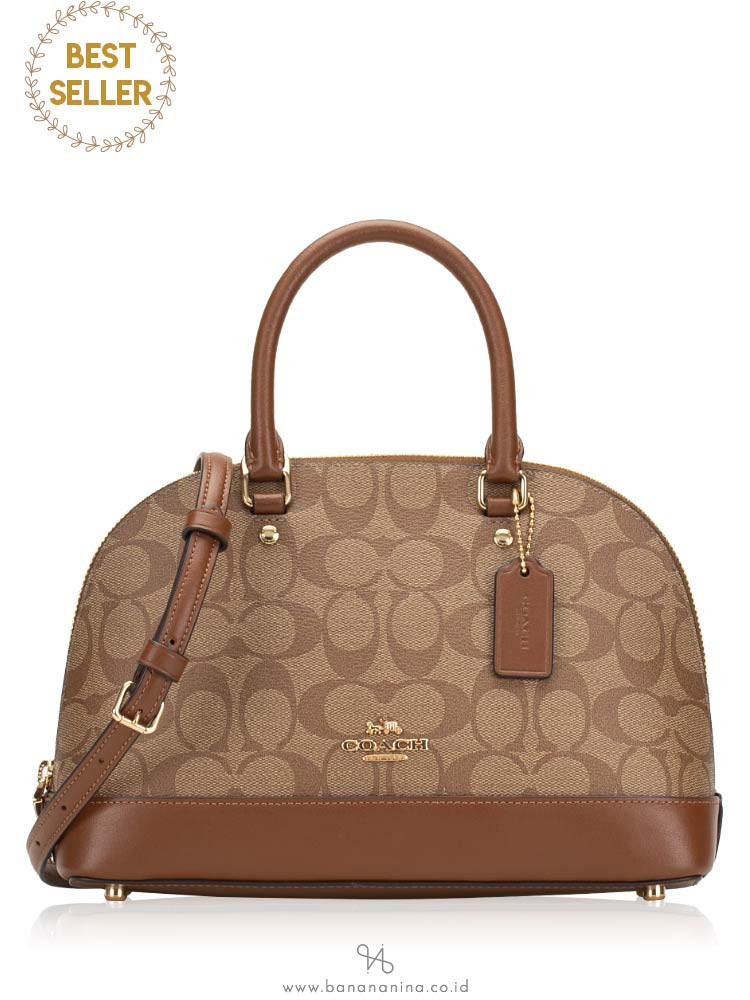 coach sierra satchel in signature