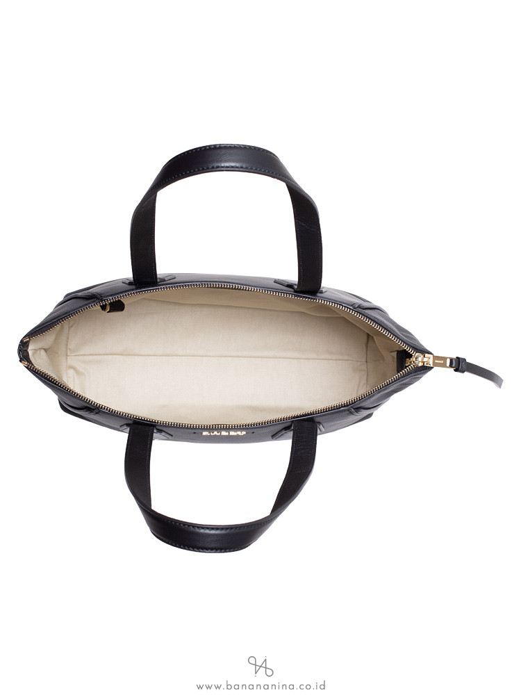 BALLY Calibri Leather Tote Black