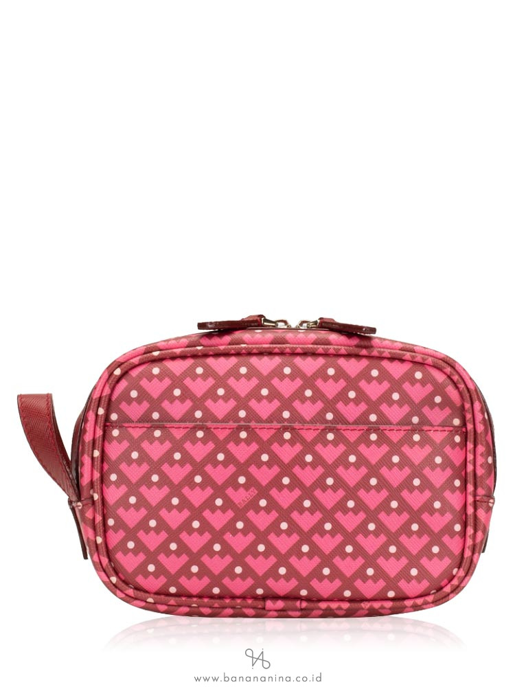 BALLY Ober Mini Pouch Pink