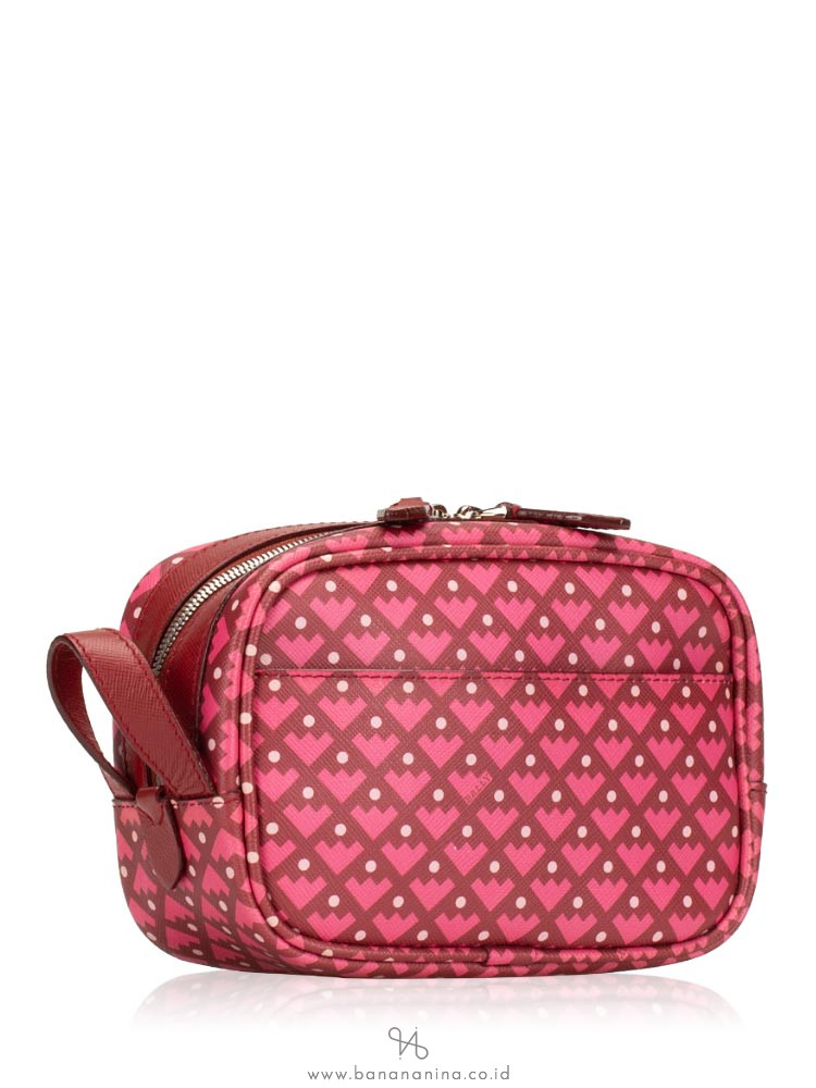 BALLY Ober Mini Pouch Pink
