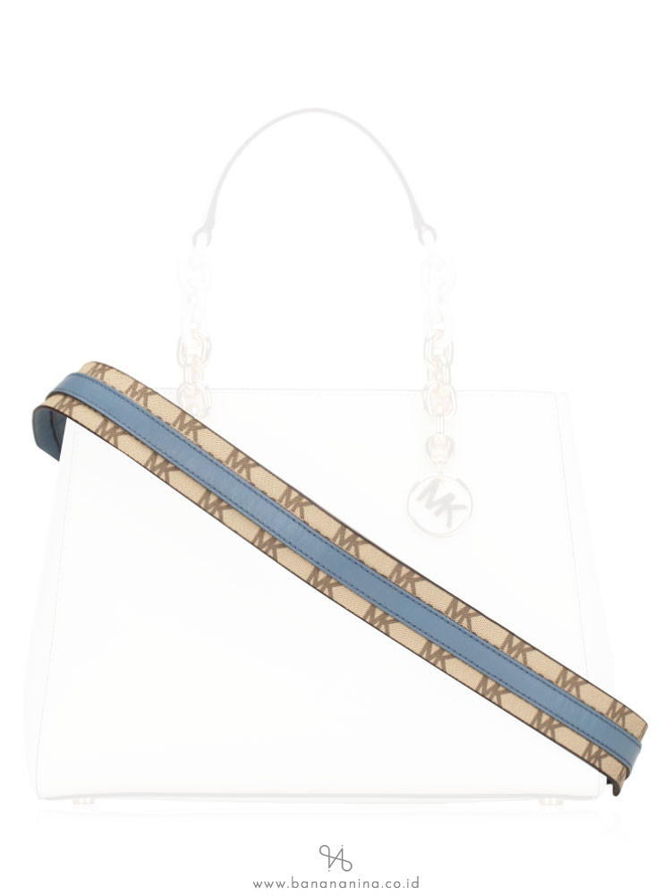 MICHAEL KORS Heritage Signature Strap Natural Denim