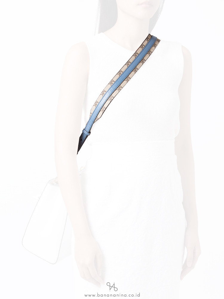 MICHAEL KORS Heritage Signature Strap Natural Denim