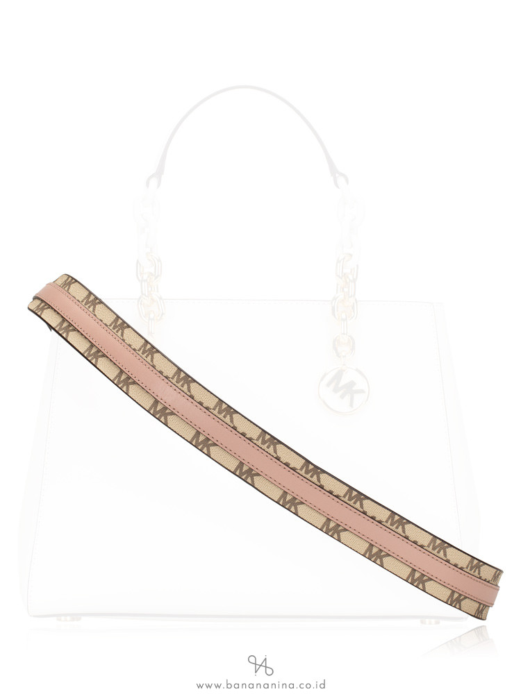 MICHAEL KORS Heritage Signature Strap Natural Fawn