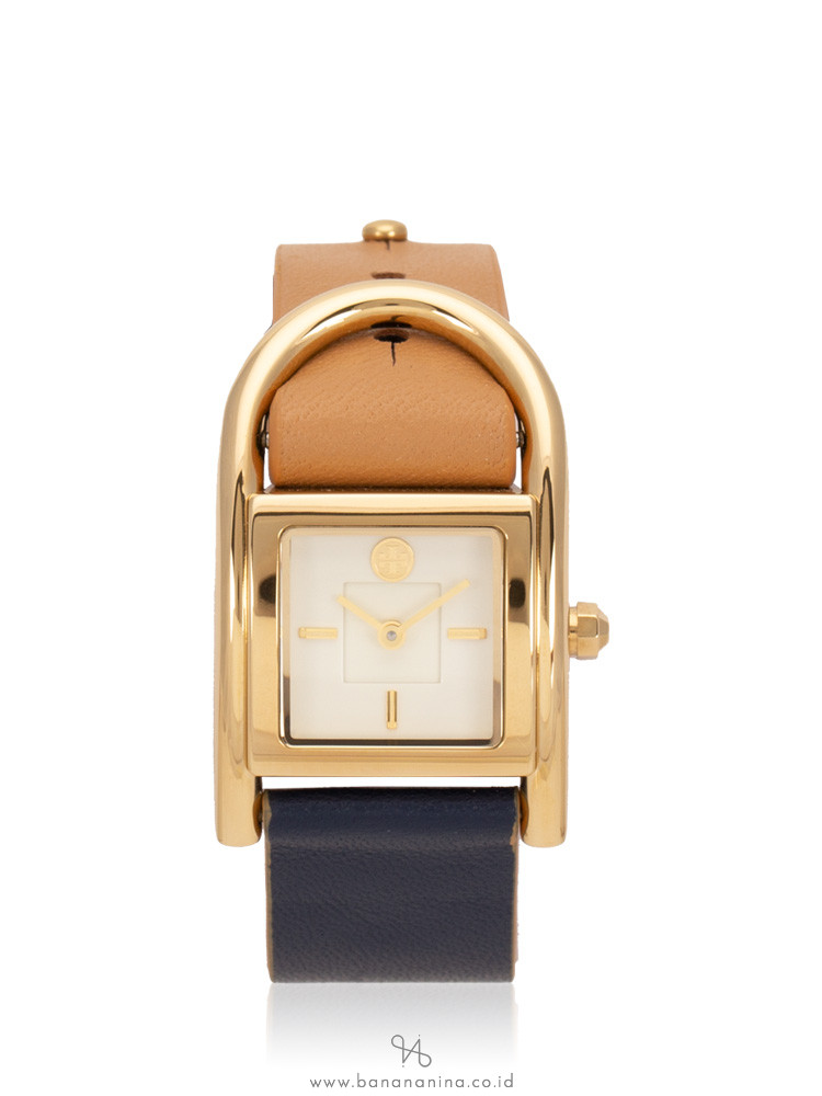 TORY BURCH TBW7500 Thayer Leather Strap Navy