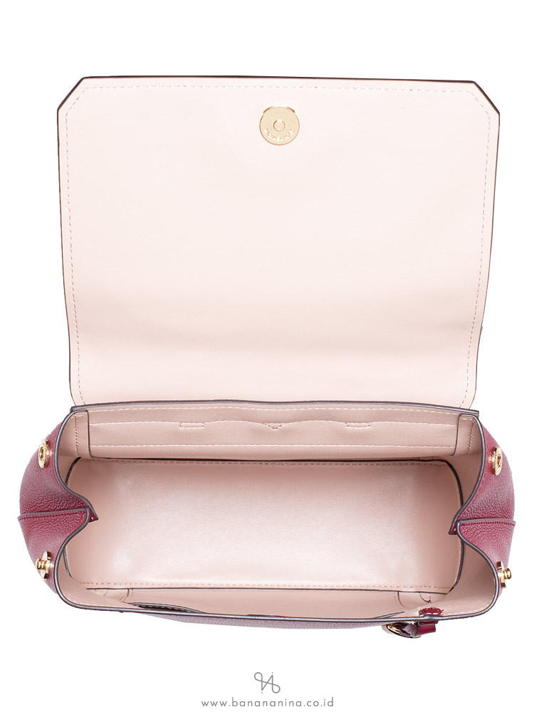 MICHAEL KORS Hayes Leather Medium Backpack Mulberry Ballet
