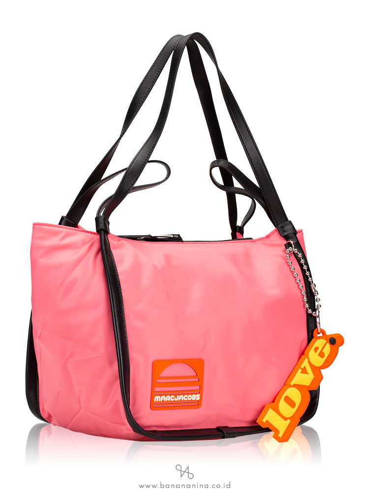 MARC JACOBS Nylon Sport Tote Coral
