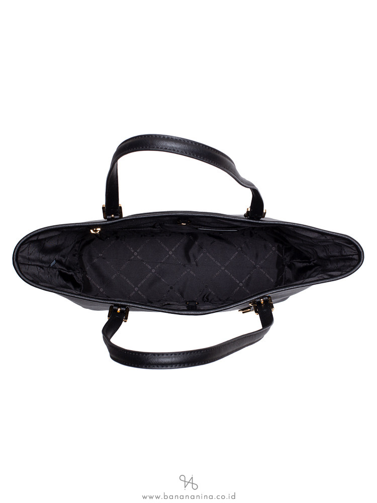 MICHAEL KORS Jet Set Travel Medium Carryall Tote Black