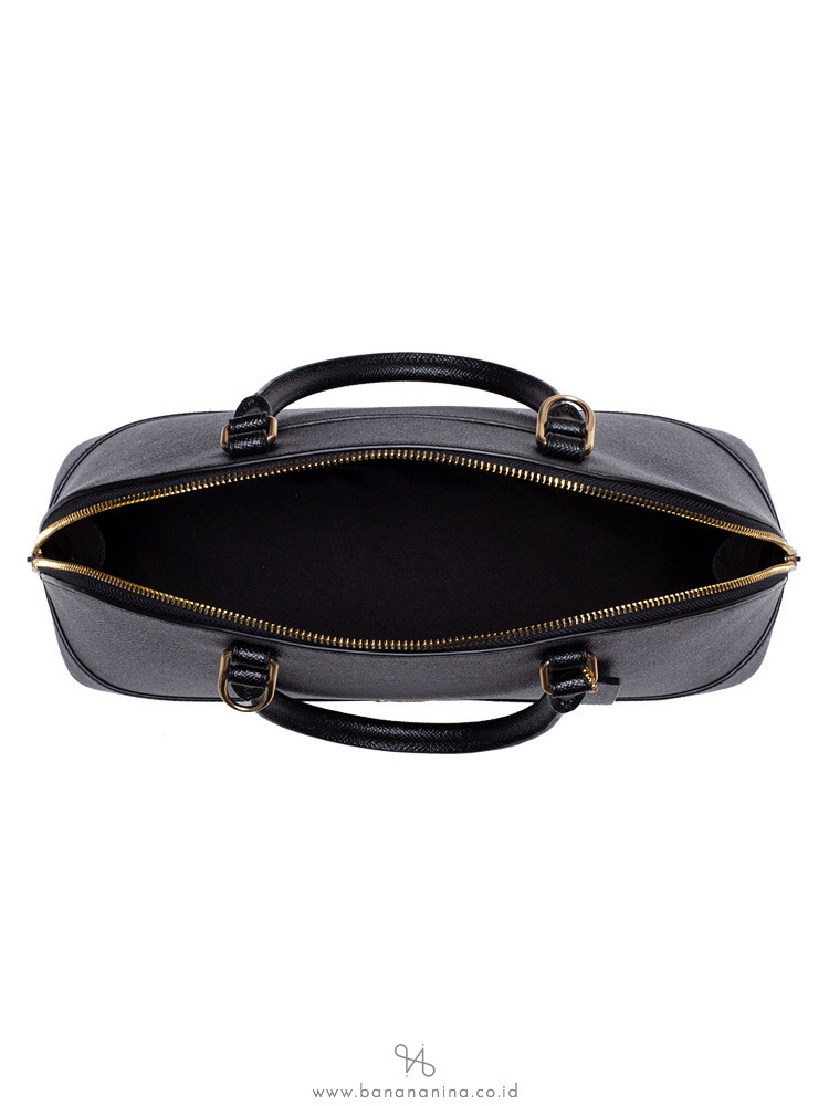 COACH 27590 Crossgrain Sierra Satchel Black