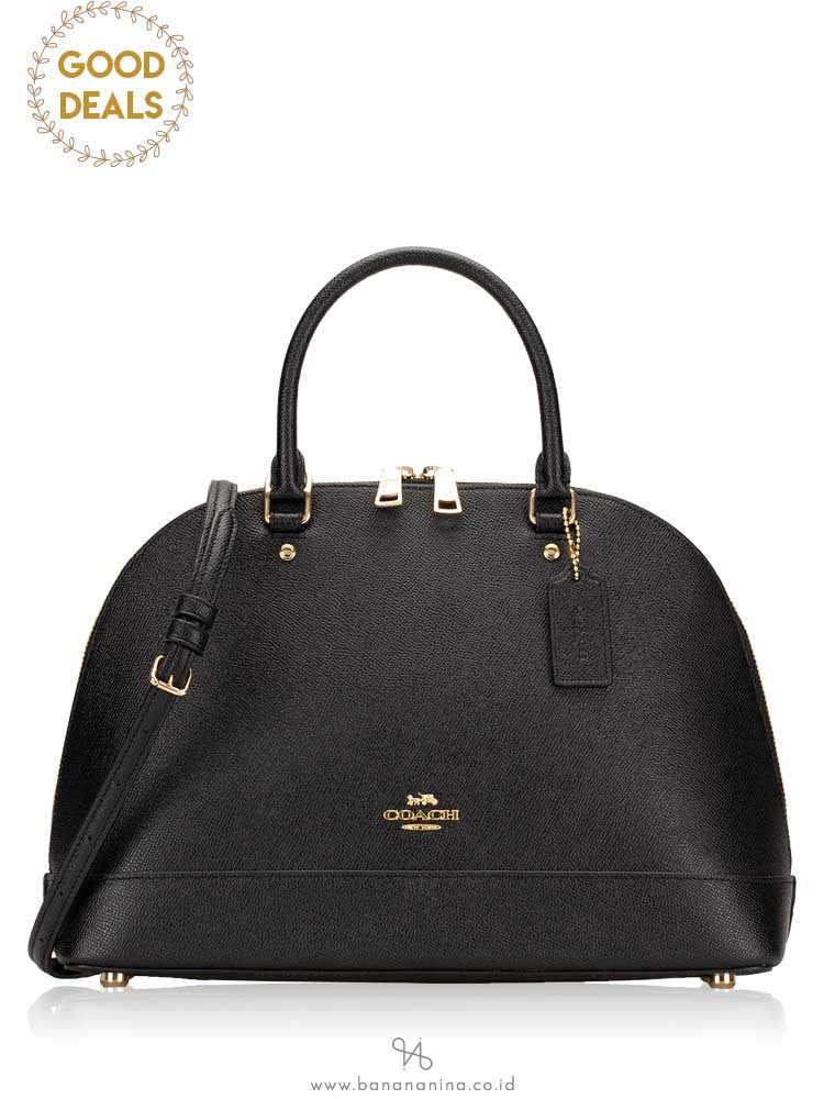 COACH 27590 Crossgrain Sierra Satchel Black