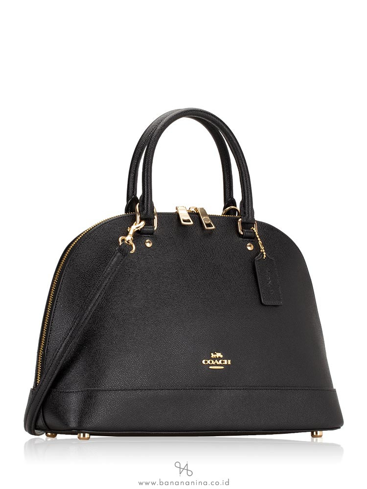 COACH 27590 Crossgrain Sierra Satchel Black