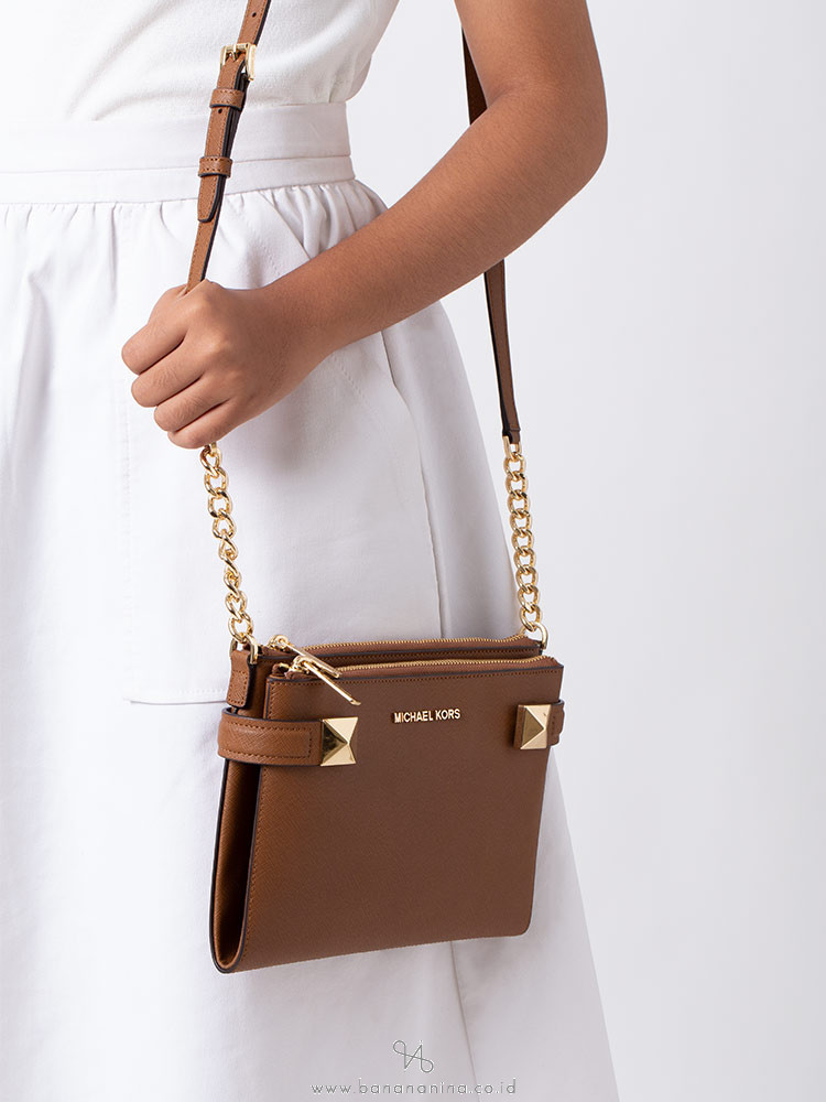 MICHAEL KORS Karla Saffiano Crossbody Luggage