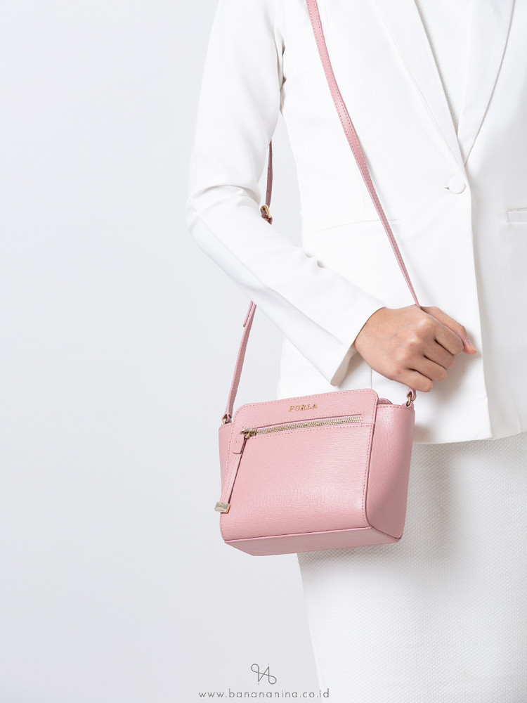 FURLA Ginevra Small Crossbody Cipria