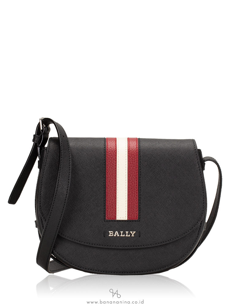 BALLY Supra Saffiano Crossbody Black
