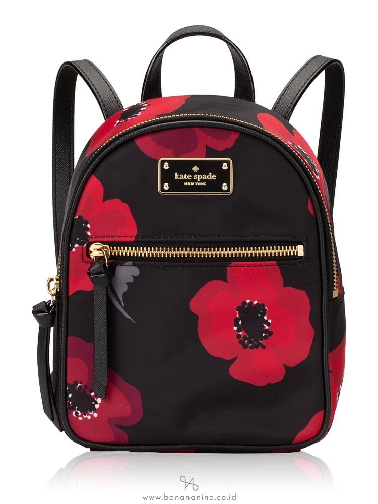 KATE SPADE Wilson Road Poppy Mini Bradley Black Multi
