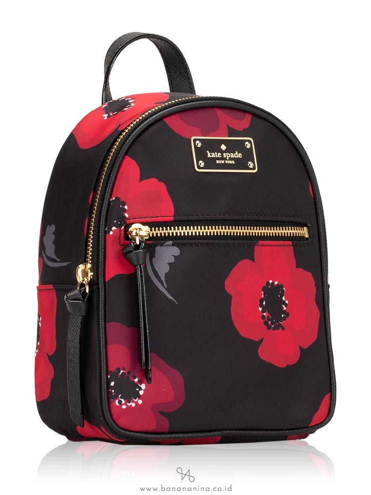 KATE SPADE Wilson Road Poppy Mini Bradley Black Multi