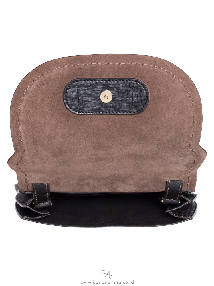 FURLA Gioia Leather Crossbody Onyx