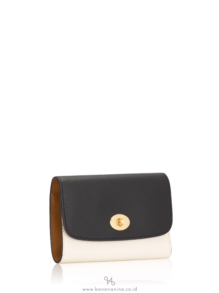 COACH 31650 Colorblock Medium Envelope Wallet Chalk Black Multi