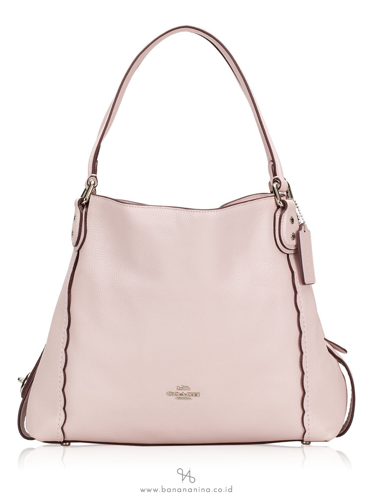 COACH 29800 Scallop Pebbled Edie 31 Ice Pink