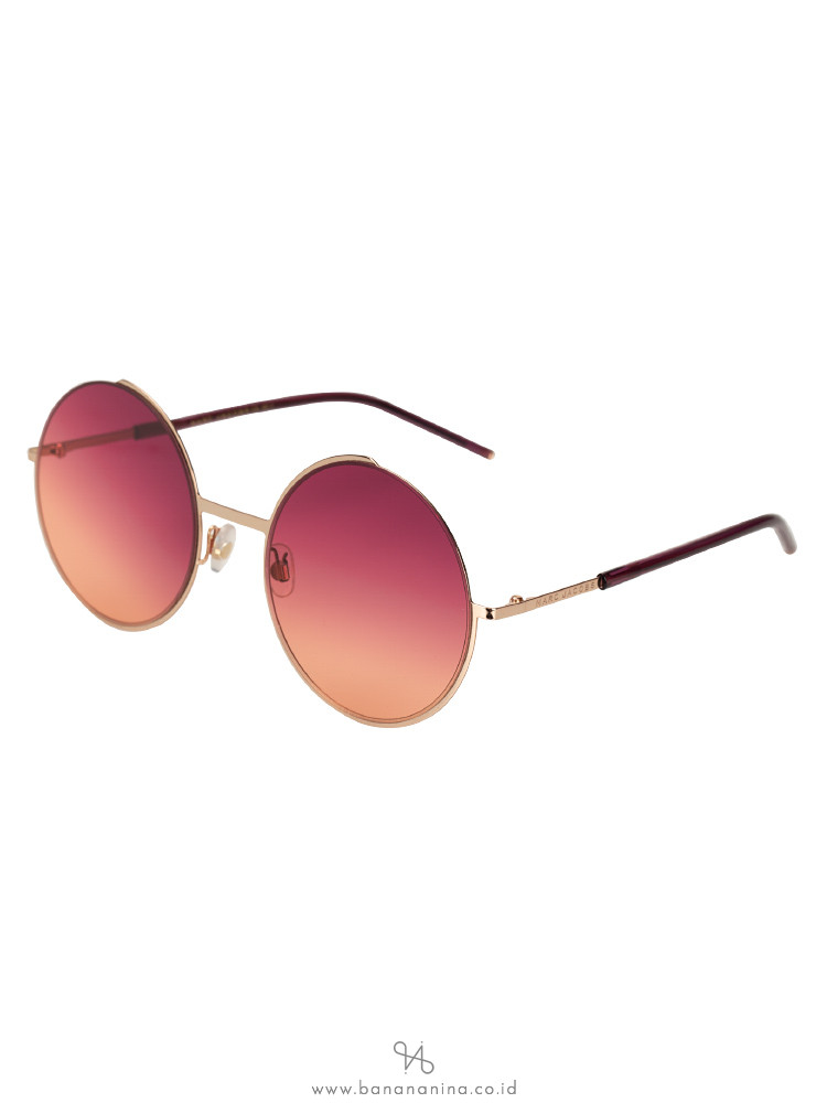MARC JACOBS TM0V5 Round Sunglasses Fuchsia Gradient