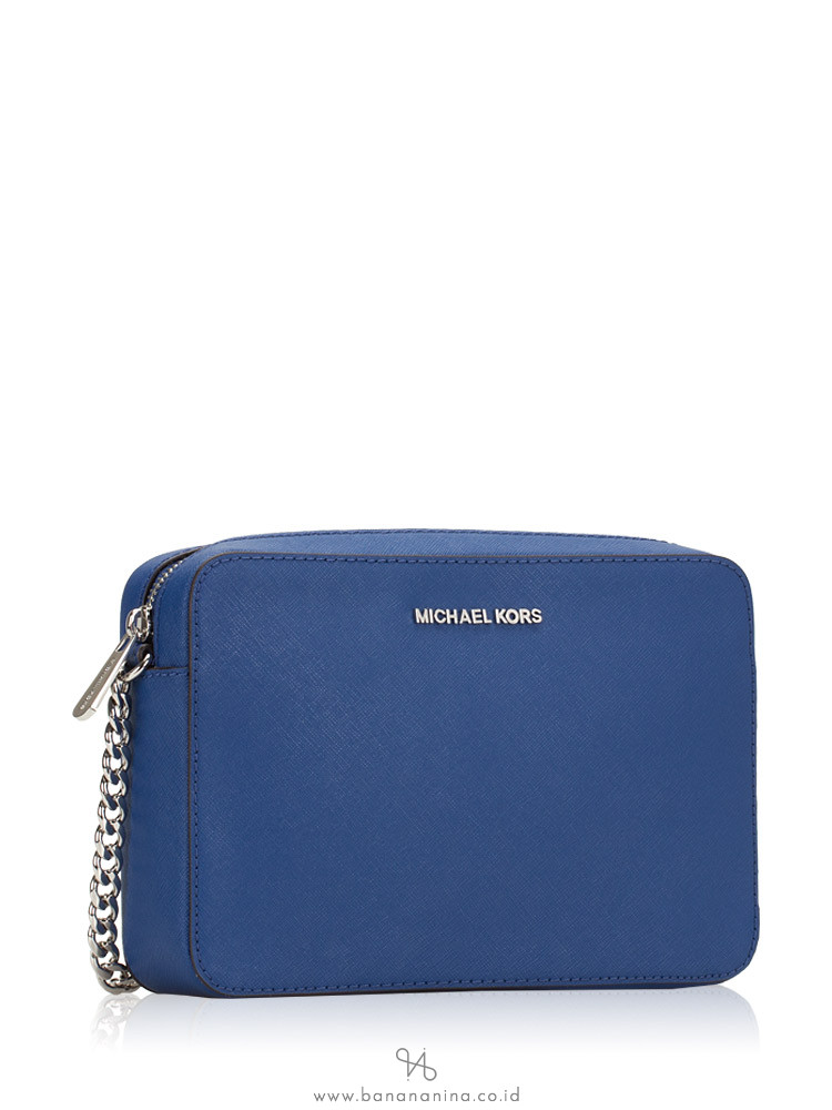 MICHAEL KORS Jet Set Item Large Crossbody Sapphire