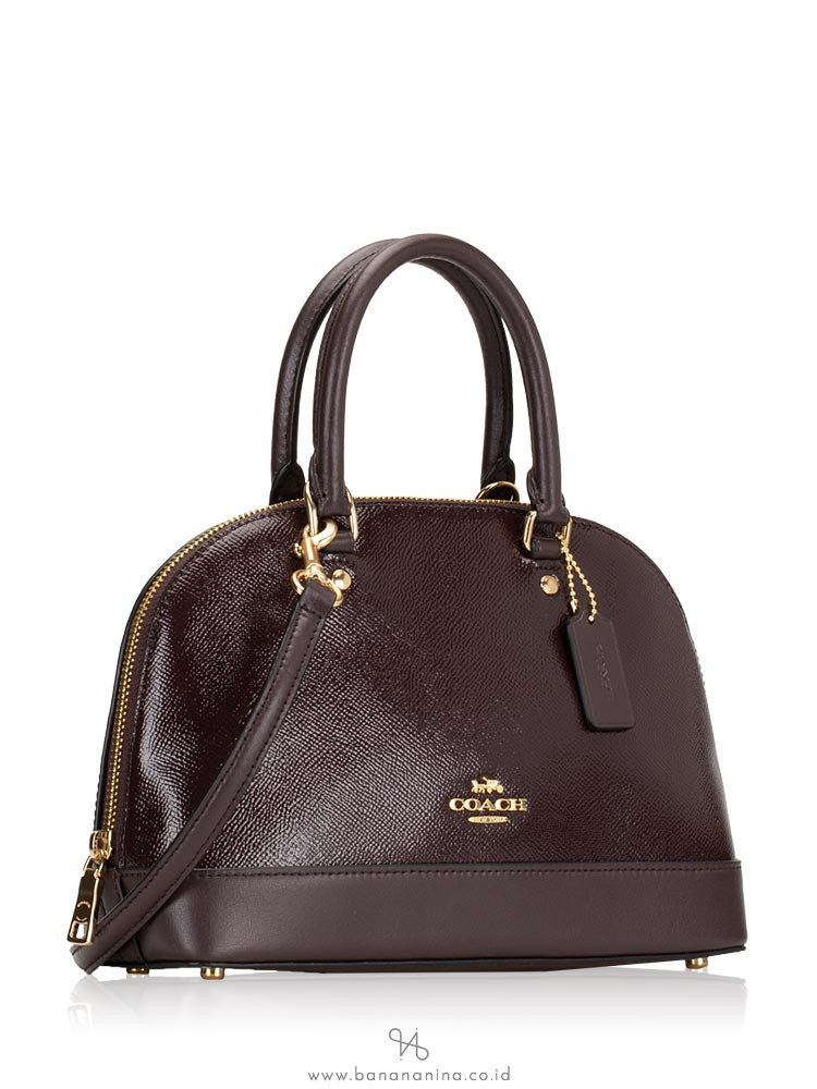 coach sierra satchel oxblood