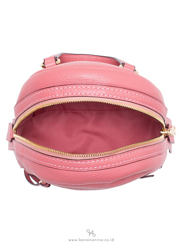 COACH 30530 Pebbled Leather Andi Backpack Peony