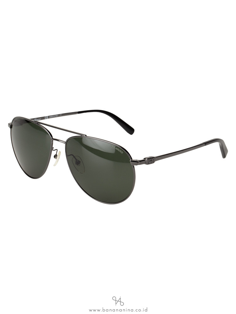 SALVATORE FERRAGAMO SF157SP Aviator Dark Gunmetal