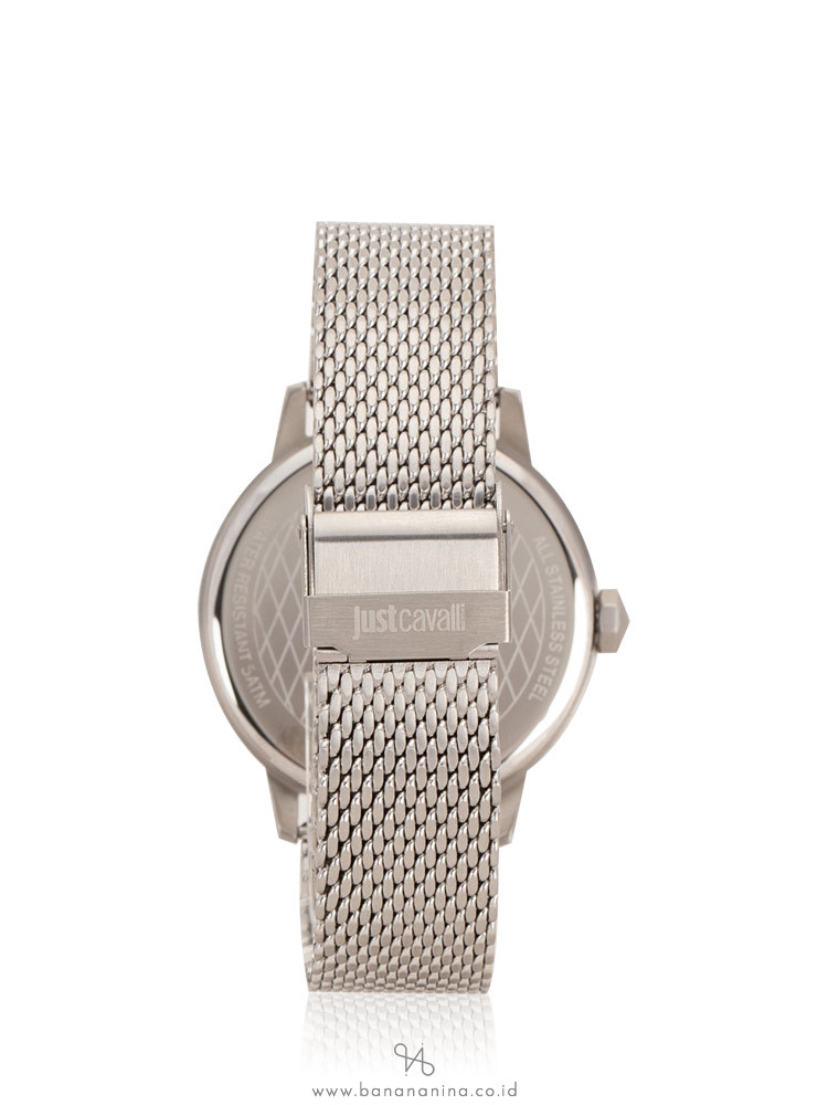 JUST CAVALLI Men JC1G018 Stainless Silver