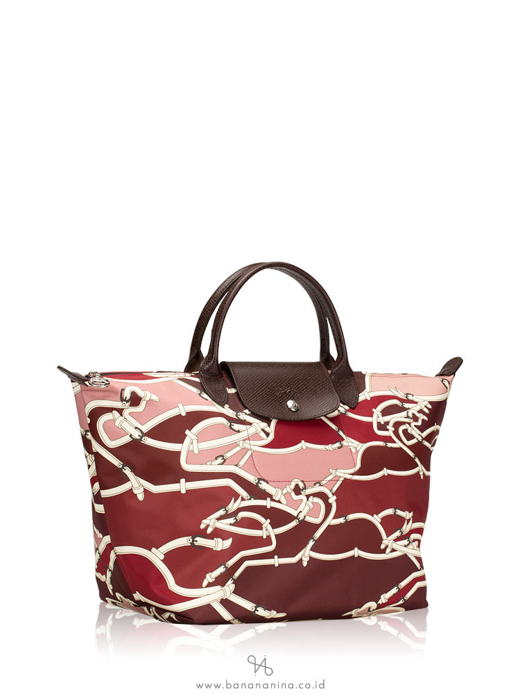 LONGCHAMP Le Pliage Galop Medium SH Burgundy
