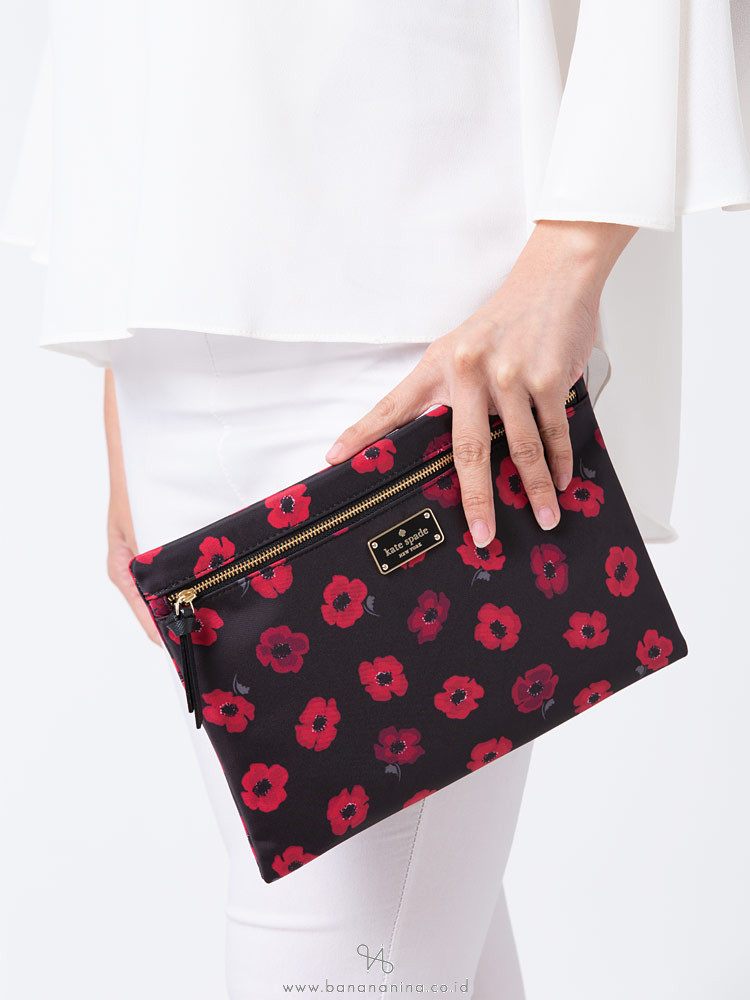 KATE SPADE Wilson Road Poppy Large Drew Black Multi
