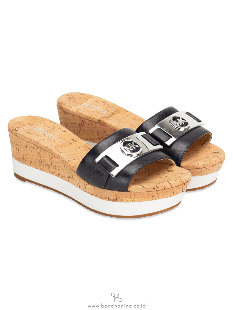 MICHAEL KORS Warren Leather Platform Admiral Sz 6.5