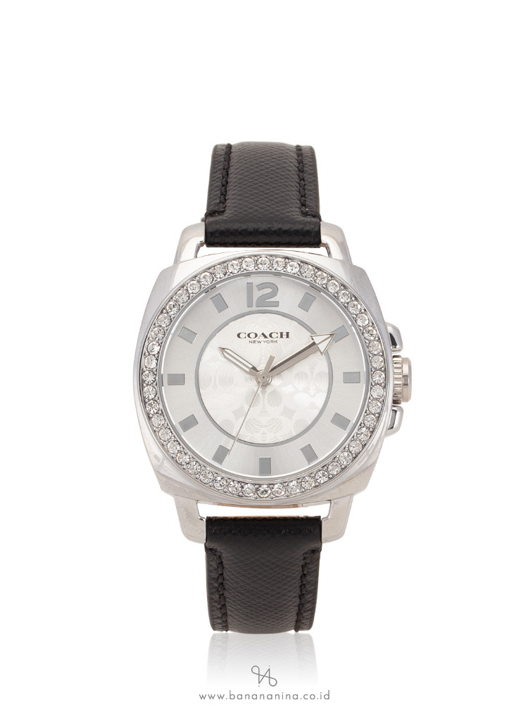 COACH 14503152 Boyfriend Leather Strap Black