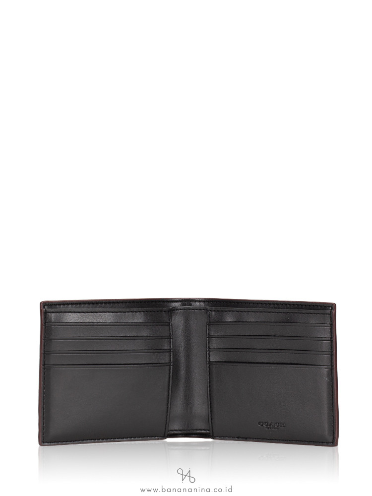 COACH Men 41346 Signature Compact ID Wallet Gift Set Black