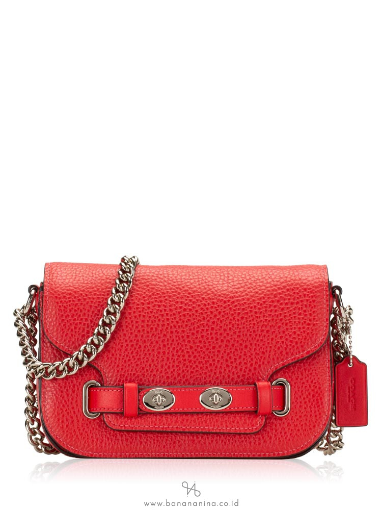 COACH 32099 Bubble Leather Blake 20 Bright Red