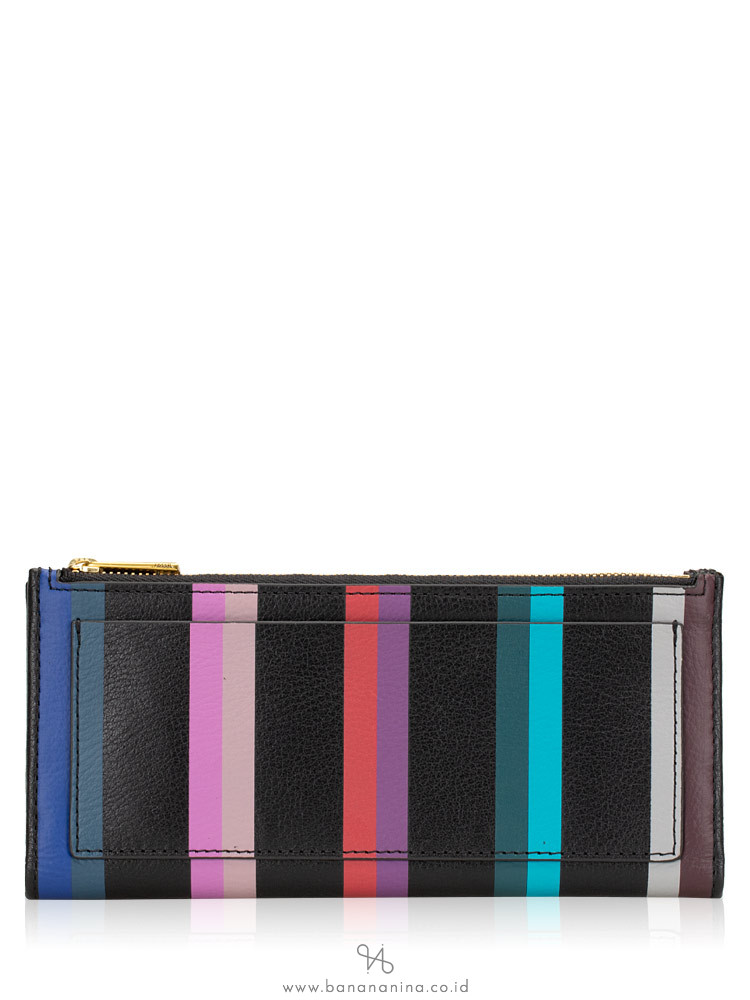 FOSSIL SL7824425 Shelby Wallet Blue Multi Stripe