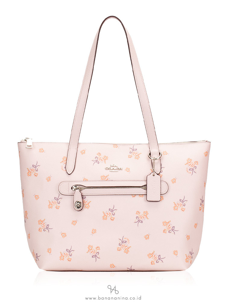 COACH 29859 Floral Bow Taylor Tote Ice Pink
