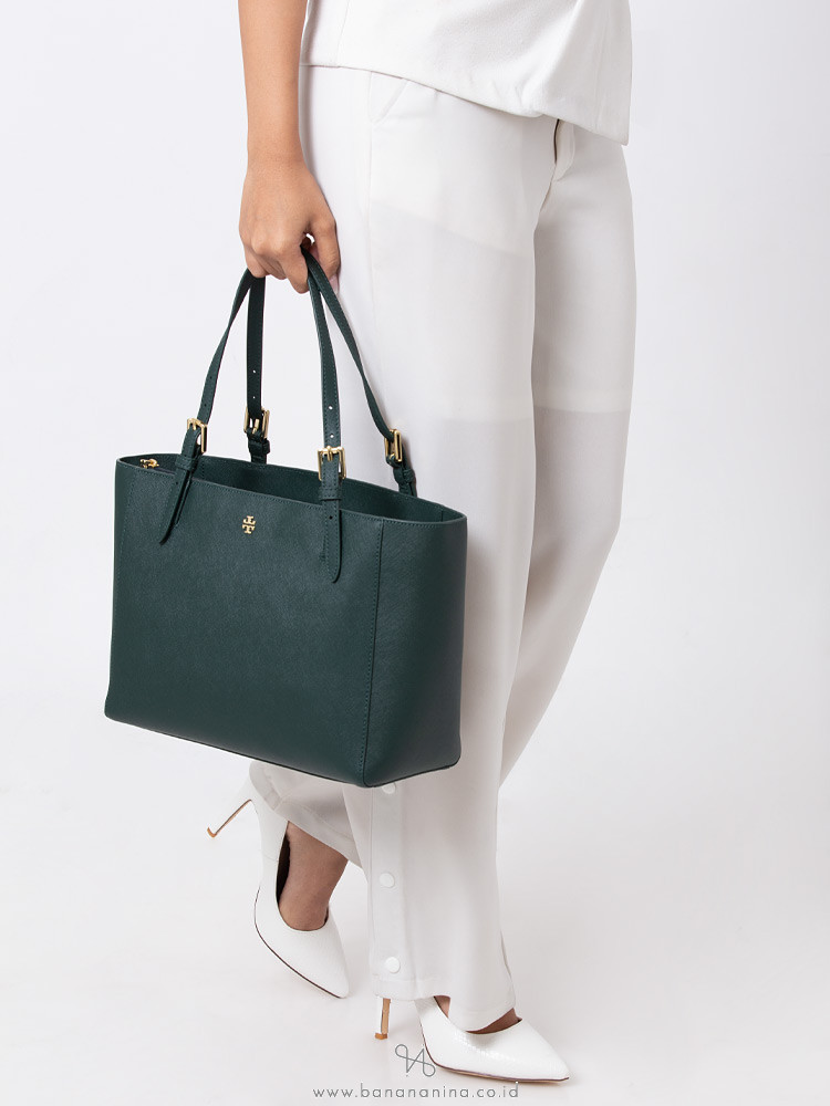 tory burch emerson small buckle tote
