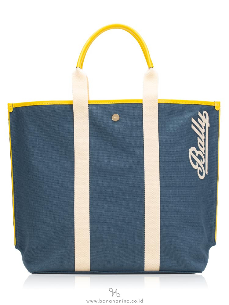 BALLY Canvas Tote Bag Jean