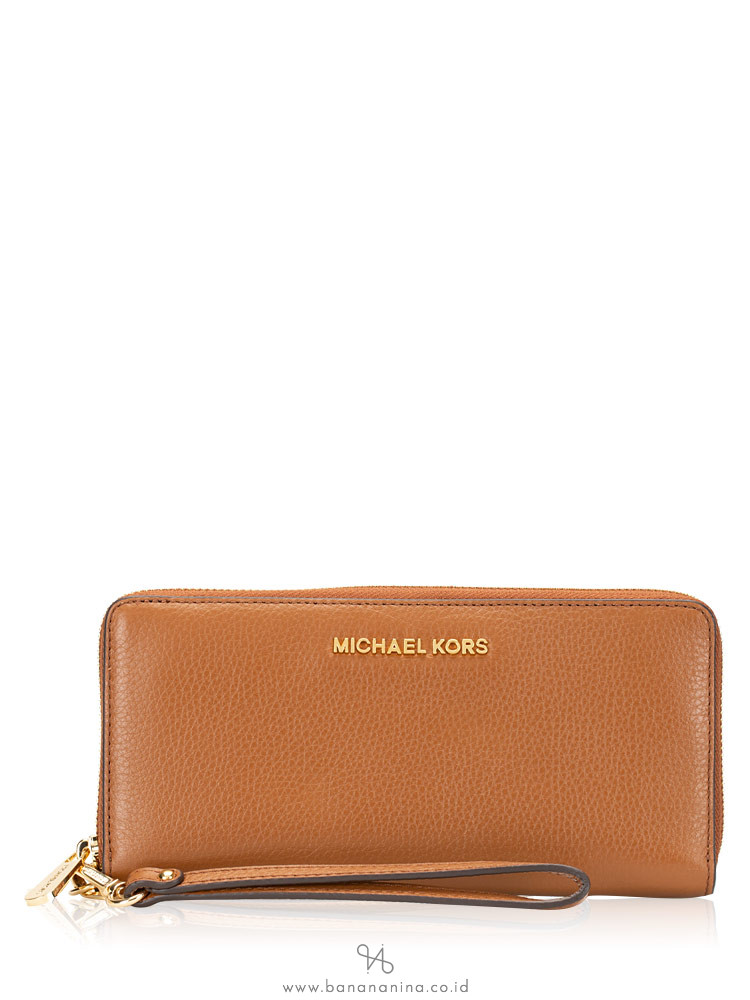 MICHAEL KORS Jet Set Leather Large Continental Wallet Luggage