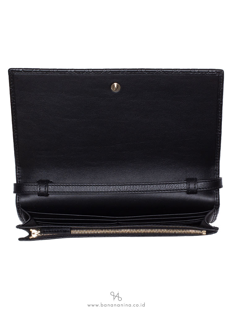 GUCCI Micro Guccissima Crossbody Black